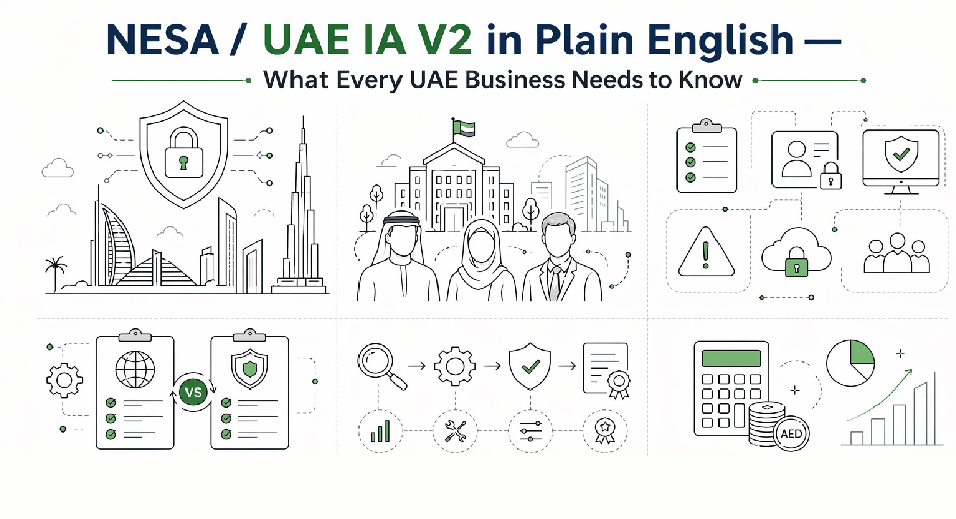 NESA / UAE IA V2 in Plain English — What Every UAE Business Needs to Know