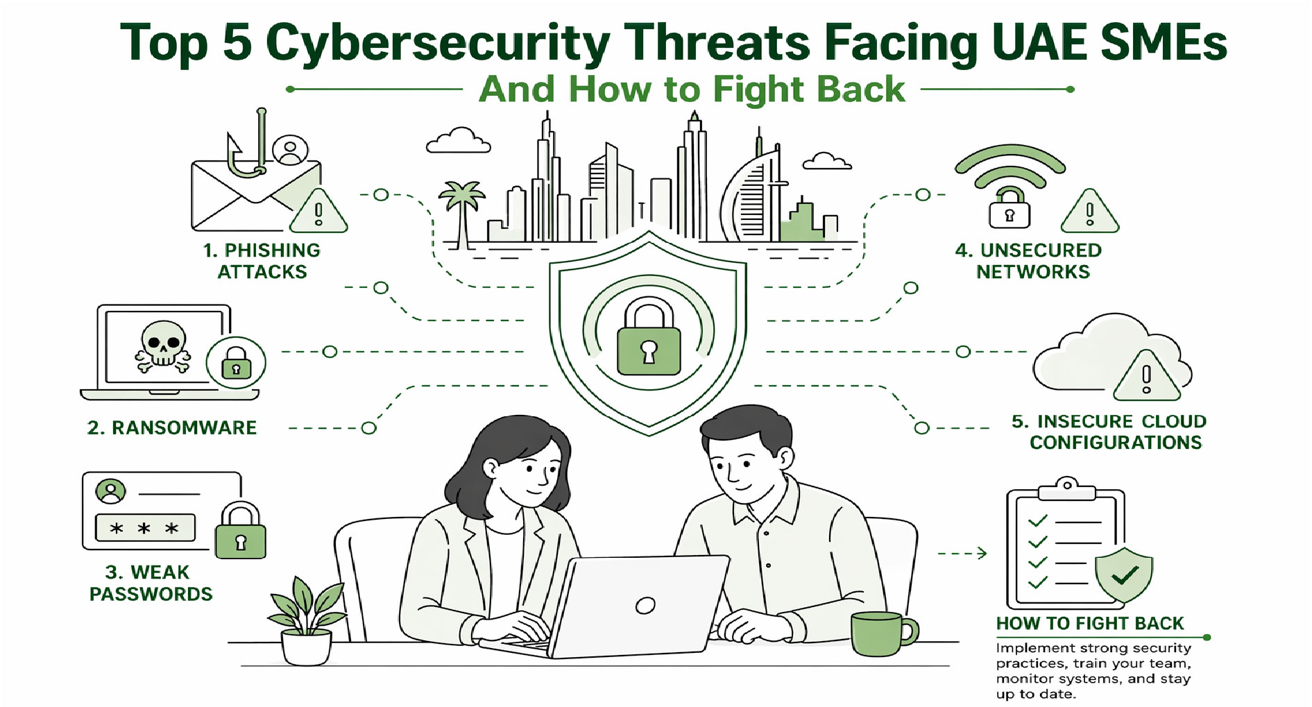 Top 5 Cybersecurity Threats Facing UAE SMEs — And How to Fight Back